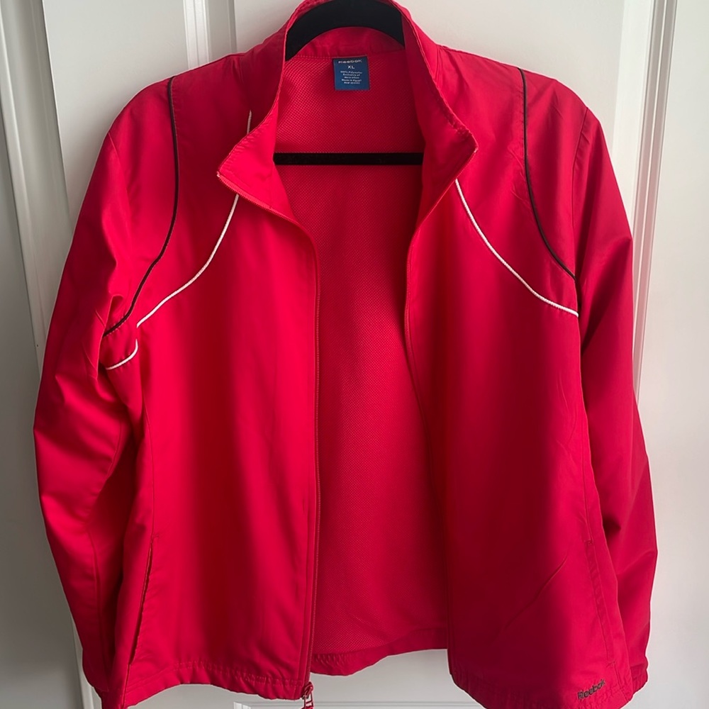 FINAL SALE Red Reebok Jacket